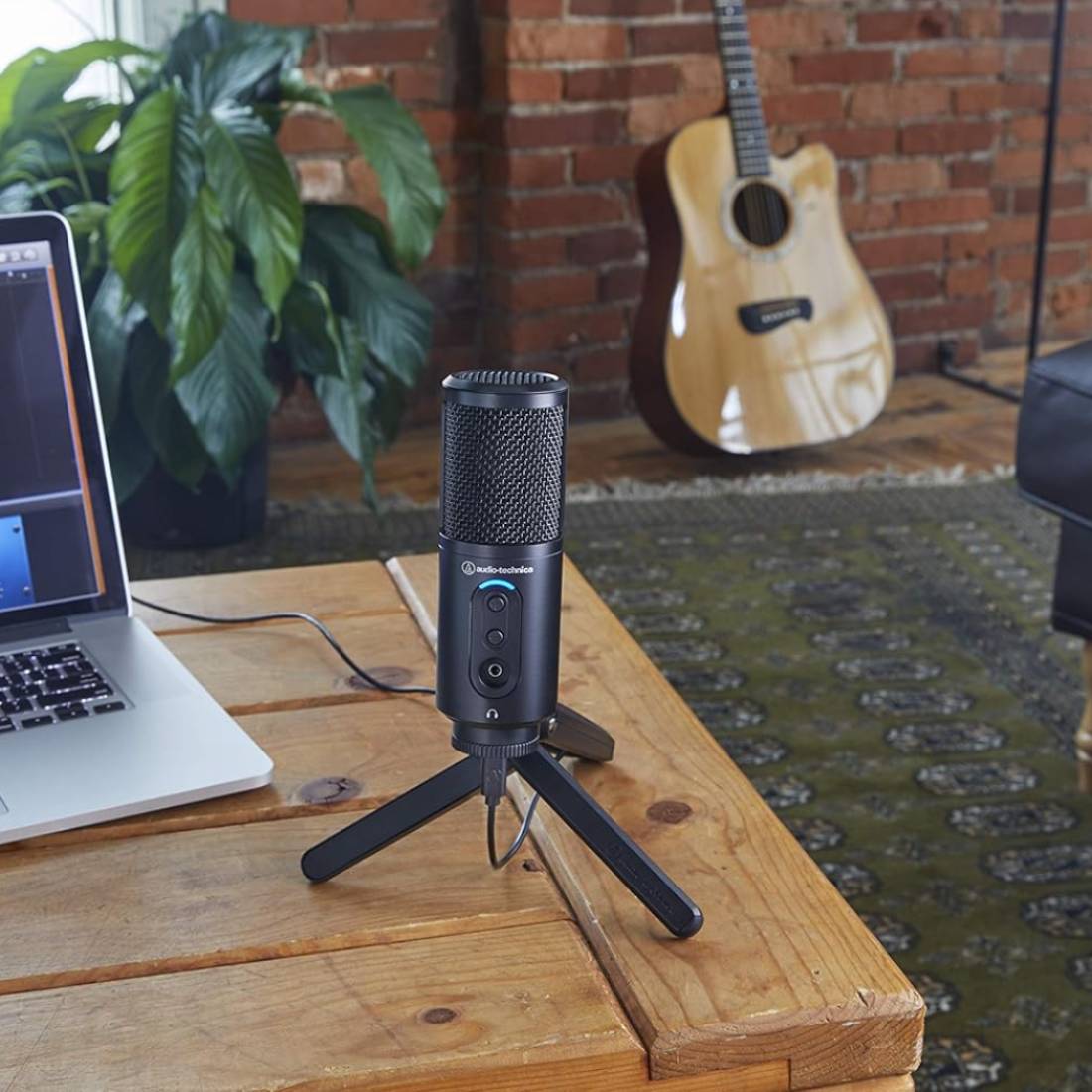 Audio Technica - ATR2500X Cardioid Condenser USB Microphone - ميكروفون Audio Technica - ATR2500X Cardioid Condenser USB Microphone - ميكروفون