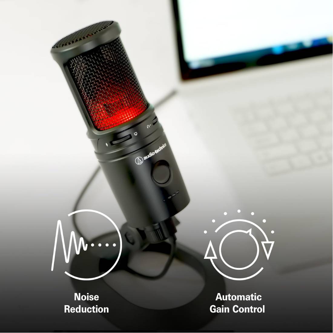 Audio Technica AT2020USB-XP Cardioid Condenser USB Microphone - ميكروفون Audio Technica AT2020USB-XP Cardioid Condenser USB Microphone - ميكروفون