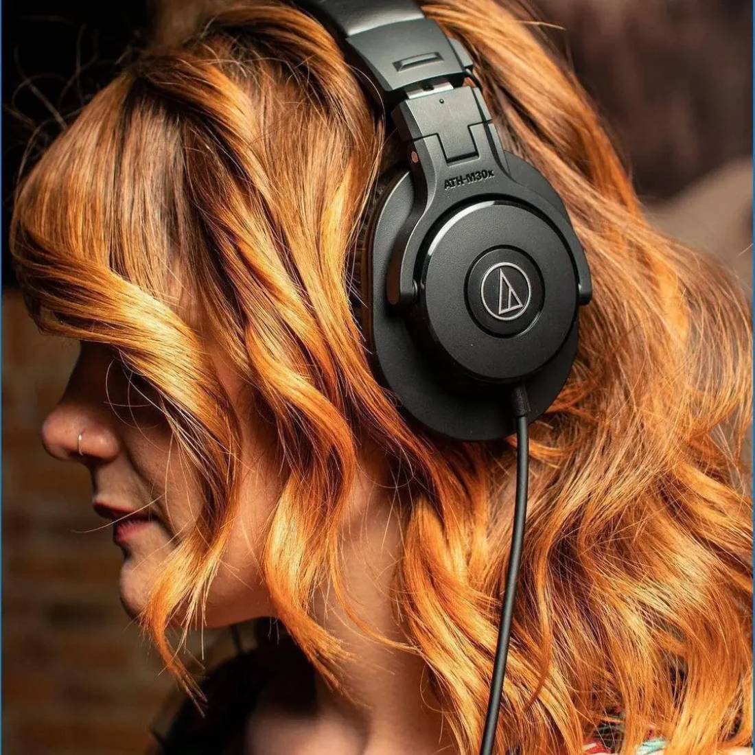 Audio Technica ATH-M30X Professional Studio Monitor Headphones - Black - سماعات Audio Technica ATH-M30X Professional Studio Monitor Headphones - Black - سماعات