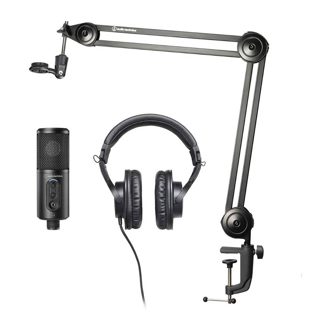 Audio Technica Streaming + Podcasting - Recording Creator Pack - ميكروفون