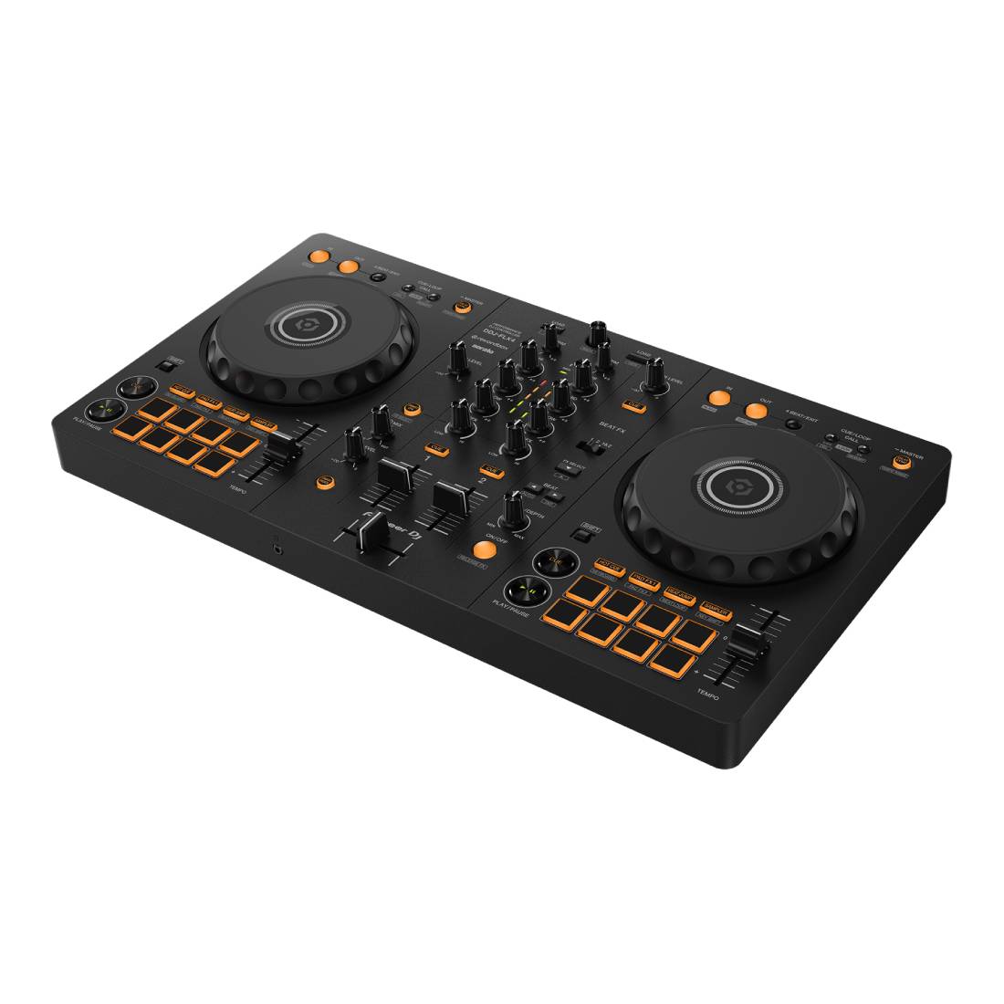 Pioneer DJ DDJ-FLX4 Rekordbox DJ & Serato DJ Lite Controller - ميكروفون Pioneer DJ DDJ-FLX4 Rekordbox DJ & Serato DJ Lite Controller - ميكروفون