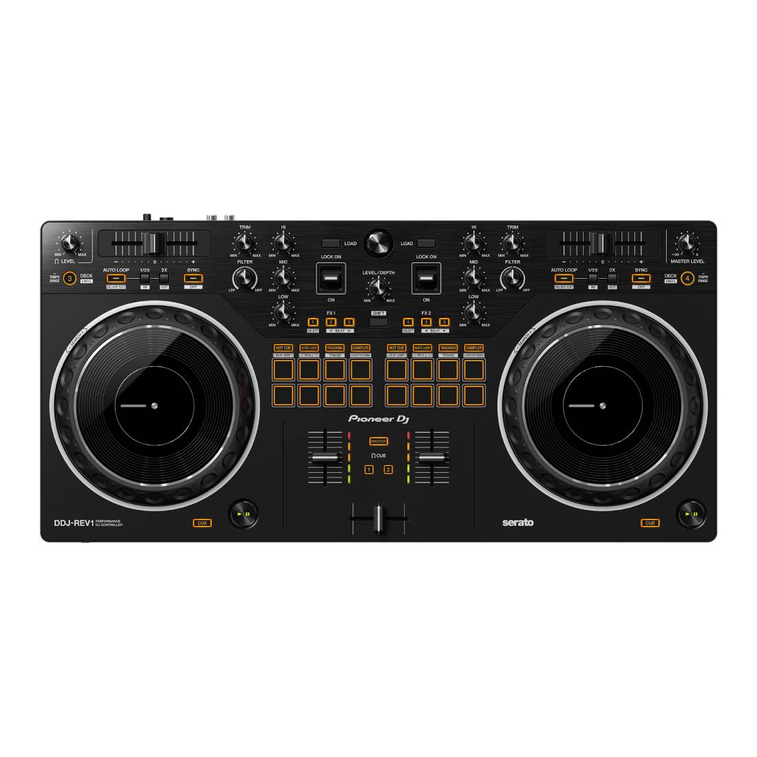 Pioneer DJ DDJ-REV1 Serato DJ Lite Battle Controller - Black - ميكروفون Pioneer DJ DDJ-REV1 Serato DJ Lite Battle Controller - Black - ميكروفون