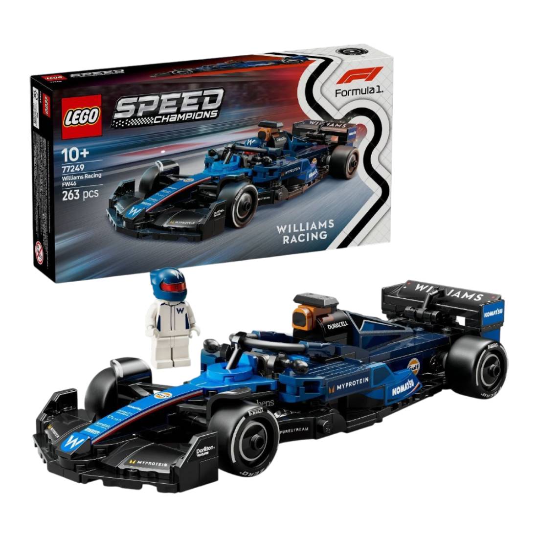 LEGO Speed Champions77249 Williams Racing FW46 F1 Race Car - لعبة LEGO Speed Champions77249 Williams Racing FW46 F1 Race Car - لعبة