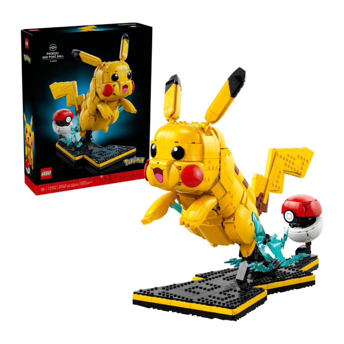 LEGO Pokémon72152 Pikachu and Poké Ball - لعبة LEGO Pokémon72152 Pikachu and Poké Ball - لعبة
