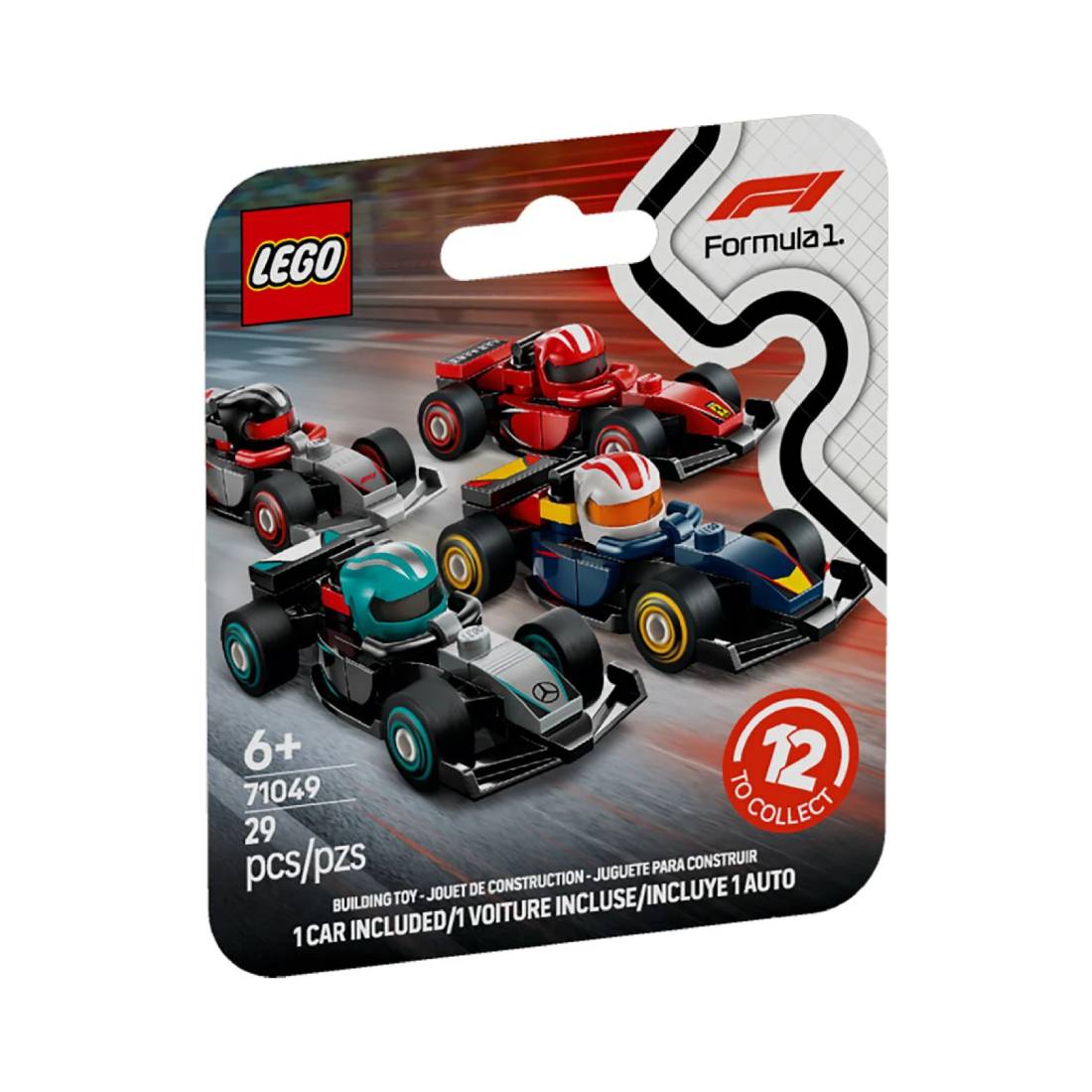 LEGO Minifigures 71049 F1 Collectible Race Cars - لعبة LEGO Minifigures 71049 F1 Collectible Race Cars - لعبة