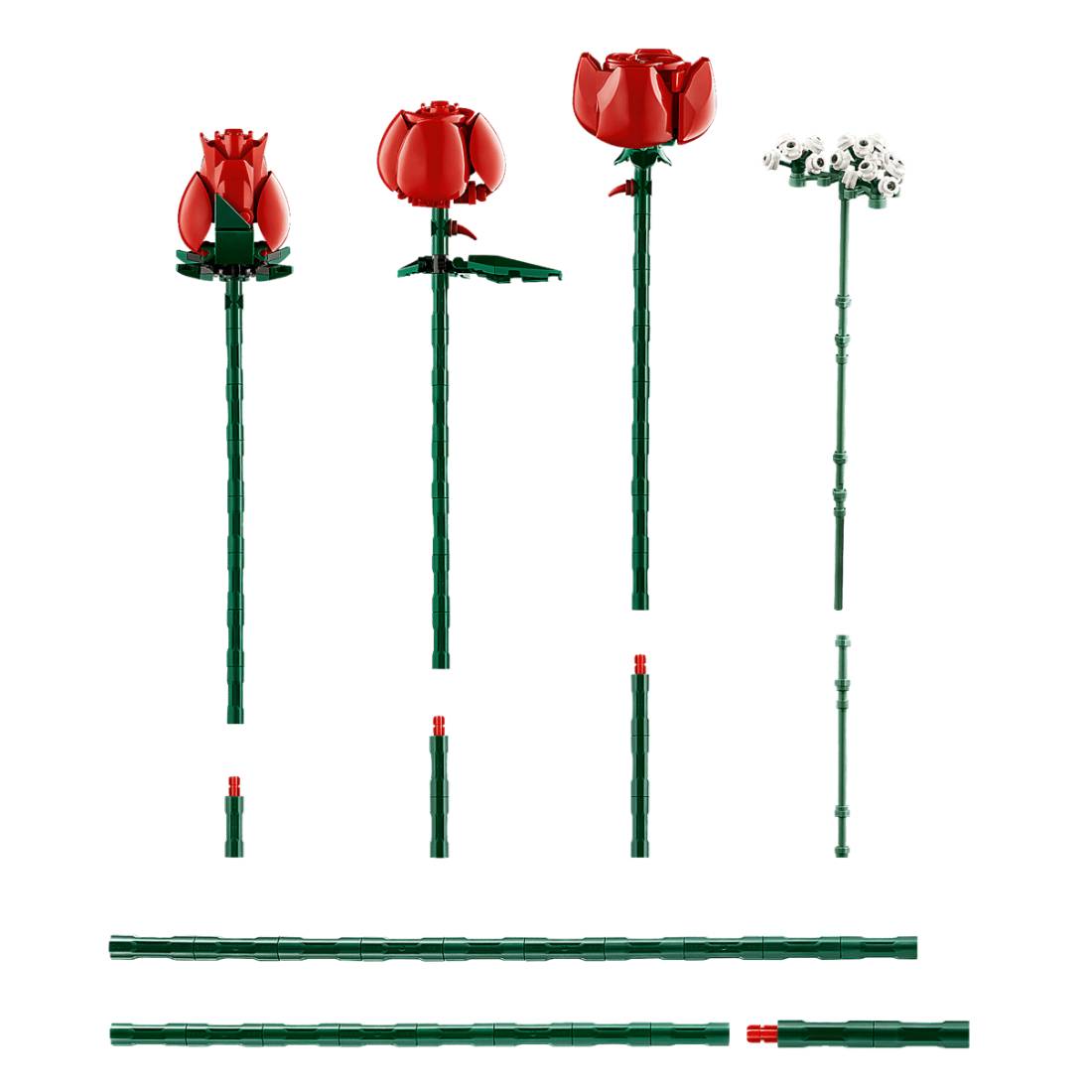 LEGO Icons 10328 Bouquet of Roses - لعبة LEGO Icons 10328 Bouquet of Roses - لعبة