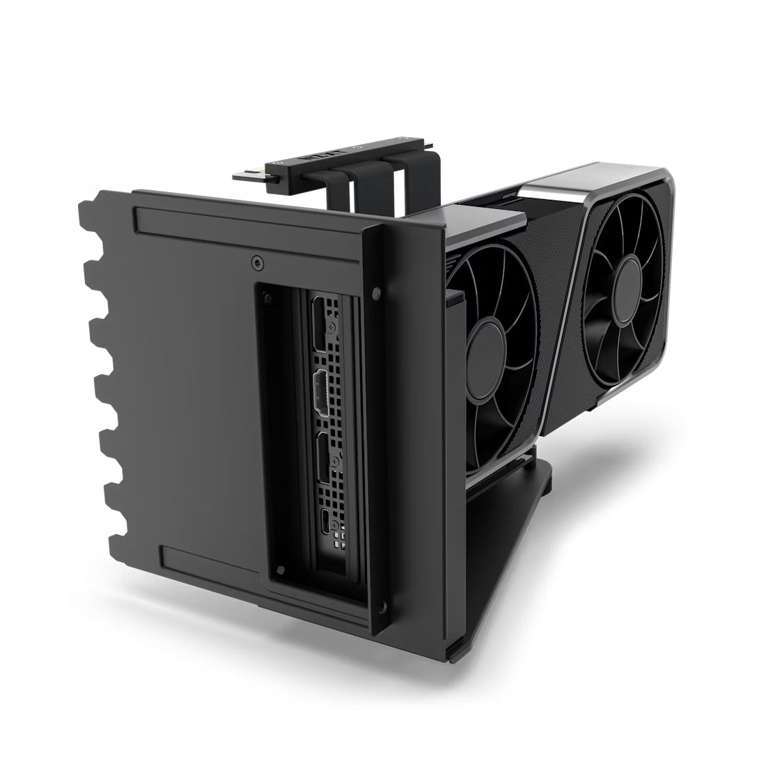 NZXT Vertical Graphics Card Mounting Kit - Matte Black - دعامة - Store 974 | ستور ٩٧٤