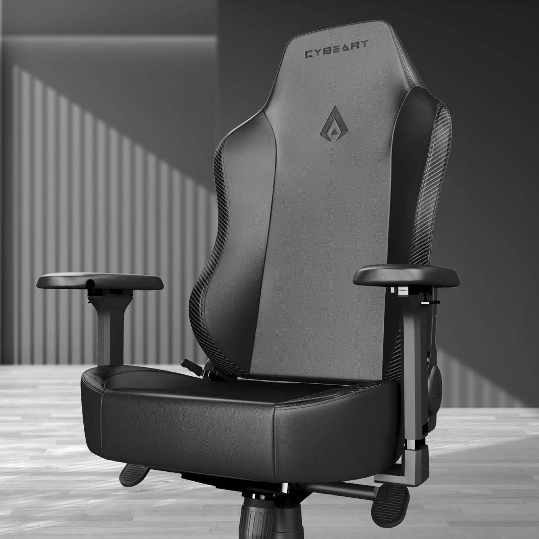 Cybeart Originals Solids Ghost Gaming Chair - Black - كرسي - Store 974 | ستور ٩٧٤