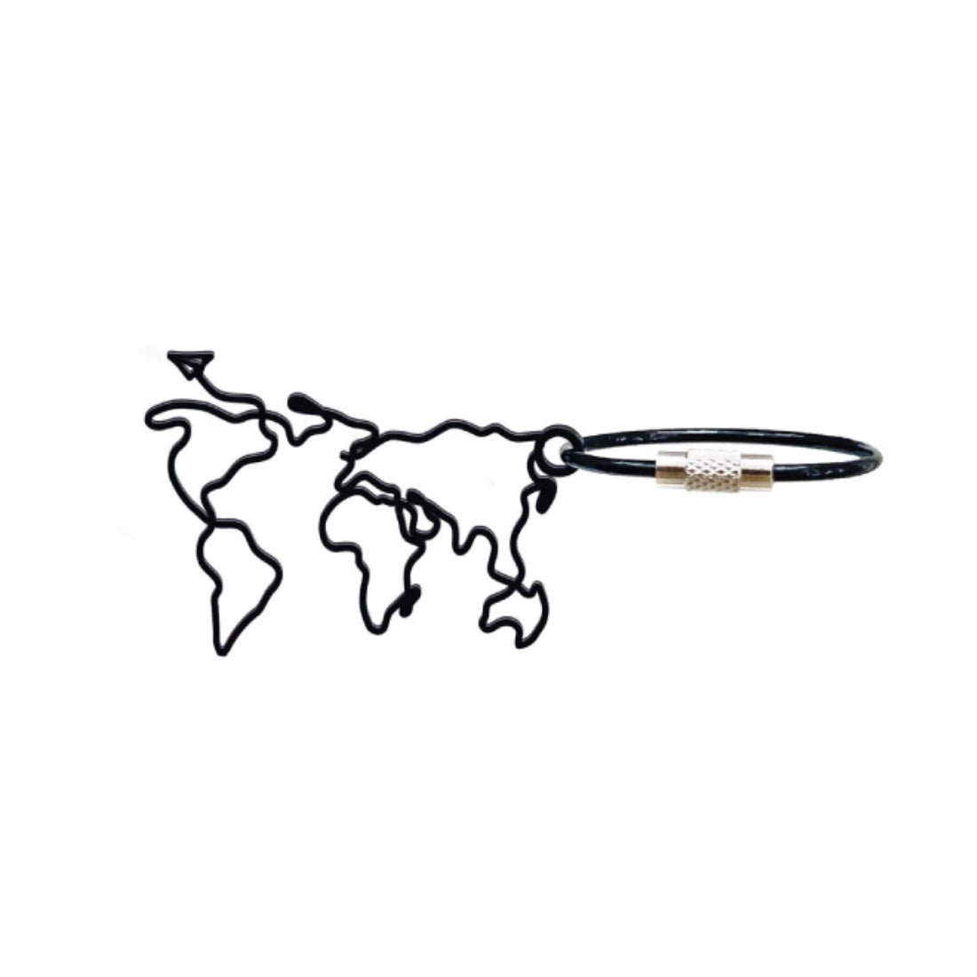 Steelouette World Map Keychain - أكسسوار Steelouette World Map Keychain - أكسسوار