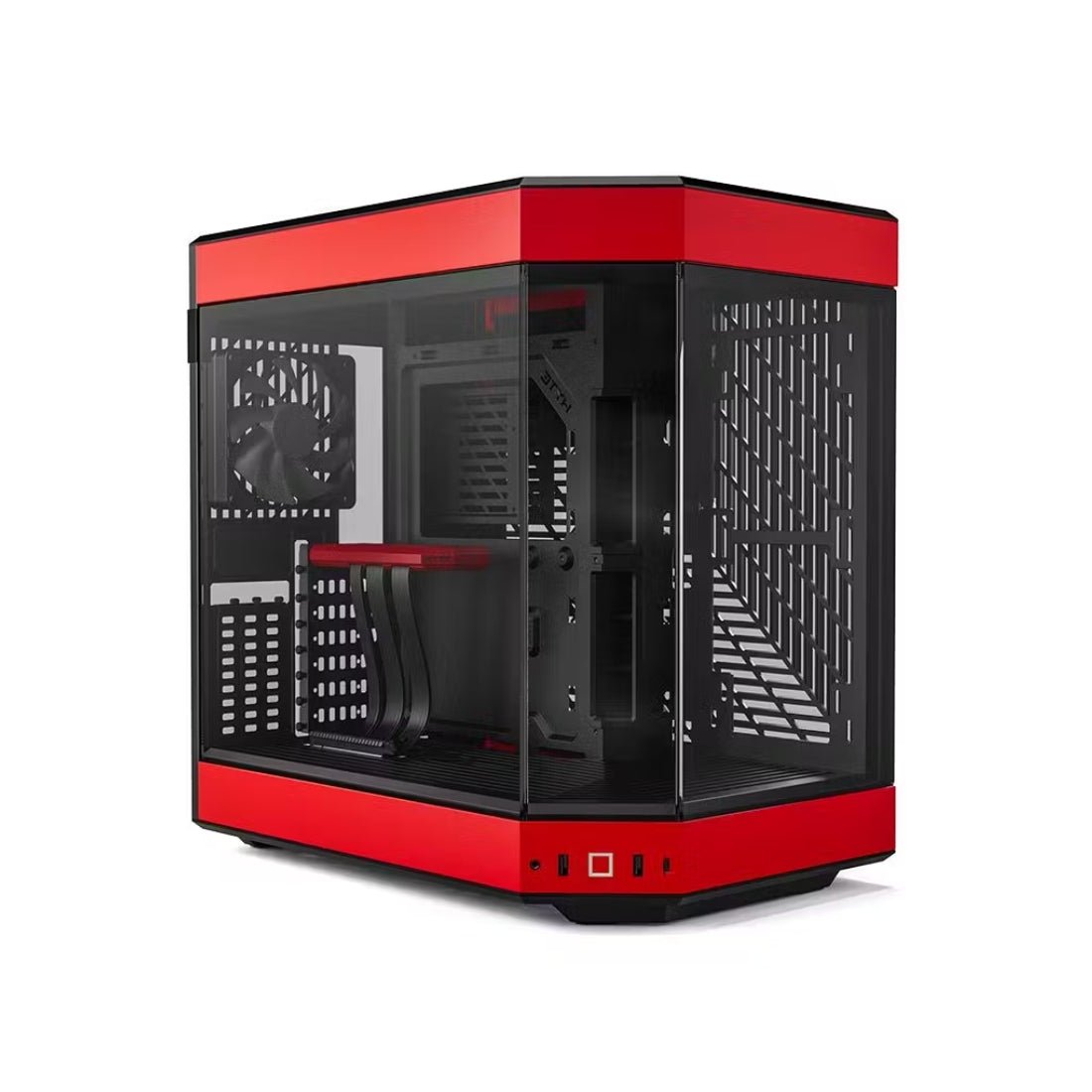 Hyte Y60 Mid - Tower ATX Case - Black Red - صندوق - Store 974 | ستور ٩٧٤