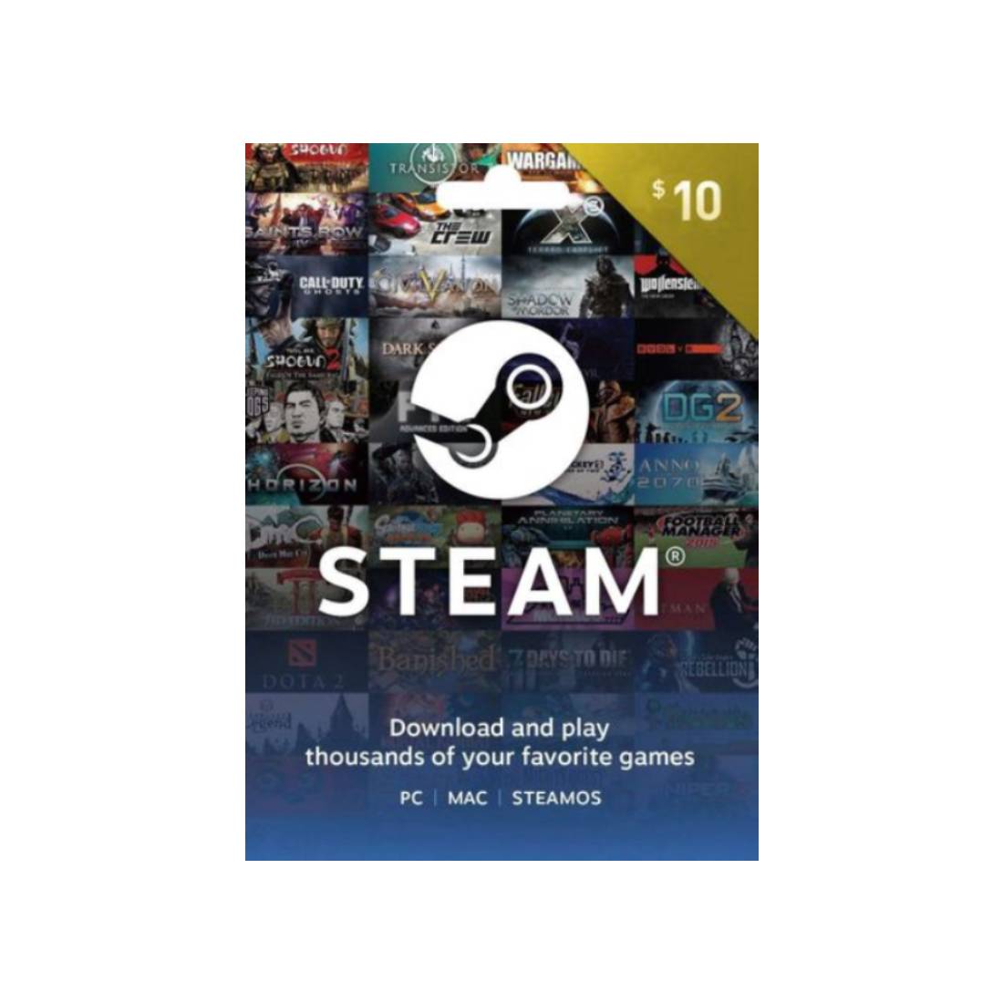 Steam USD 10 - Store 974 Electronics WLL  | ستور٩٧٤ للالكترونيات ذ.م.م