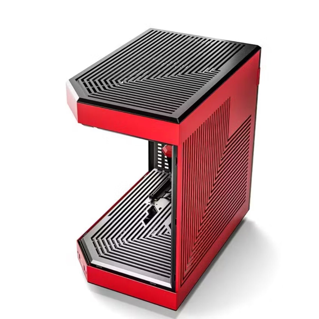 Hyte Y60 Mid -Fower Atx Case - Black Red - صnadoق Hyte Y60 Mid -Fower Atx Case - Black Red - صnadoق