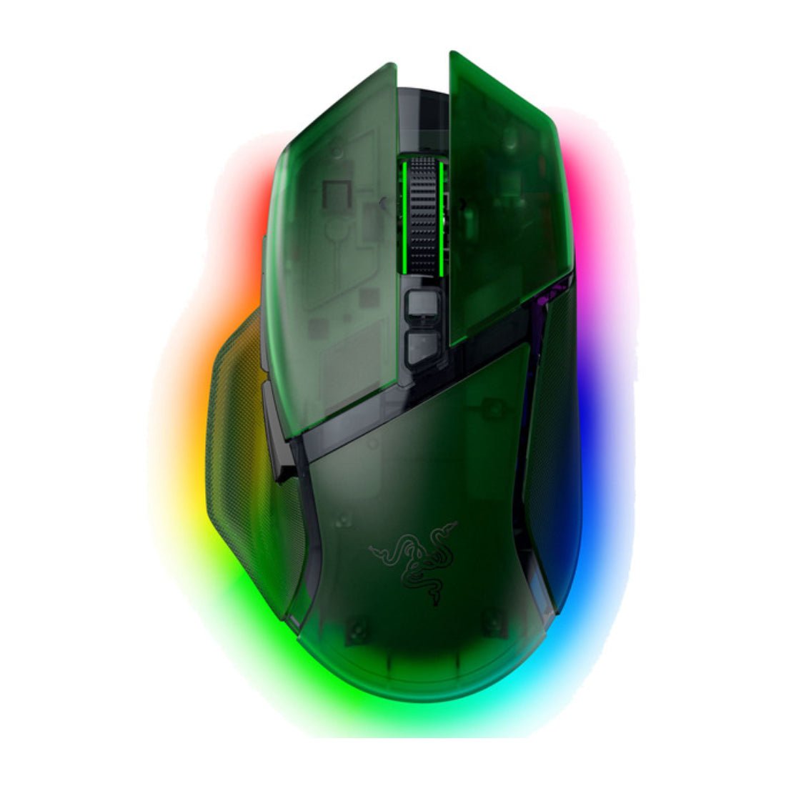 Razer Basilisk V3 Pro 35K Wireless Gaming Mouse - Phantom Green Edition - فأرة - Store974 Electronics WLL | ستور٩٧٤ للالكترونيات ذ.م.م
