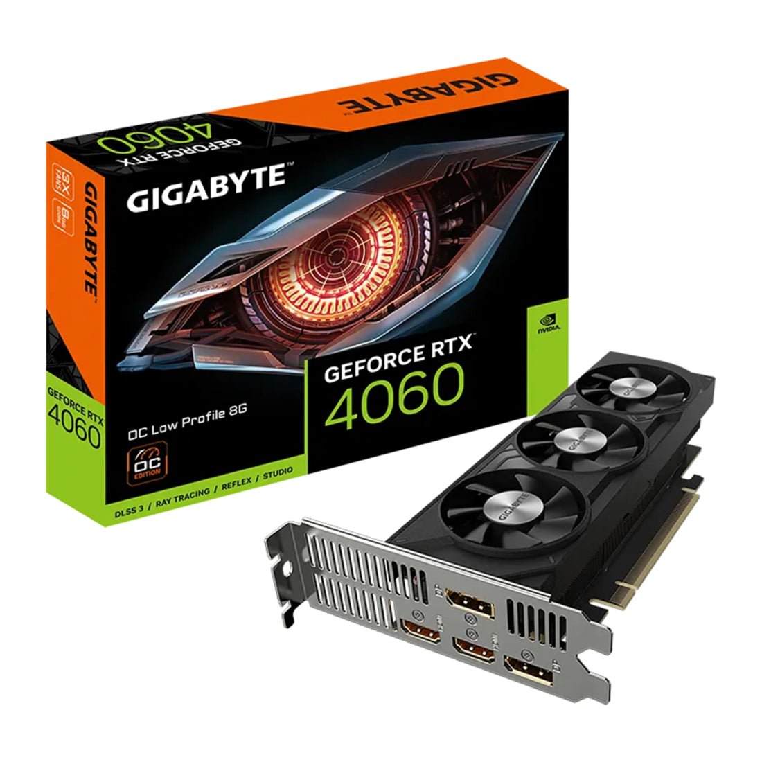 Gigabyte GeForce RTX 4060 Low Profile OC 8GB GDDR6 Graphics Card - كرت الشاشة - Store 974 | ستور ٩٧٤
