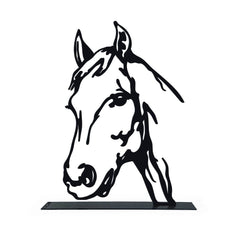 Steelouette Horse Totem Decorative Stand - ديكور