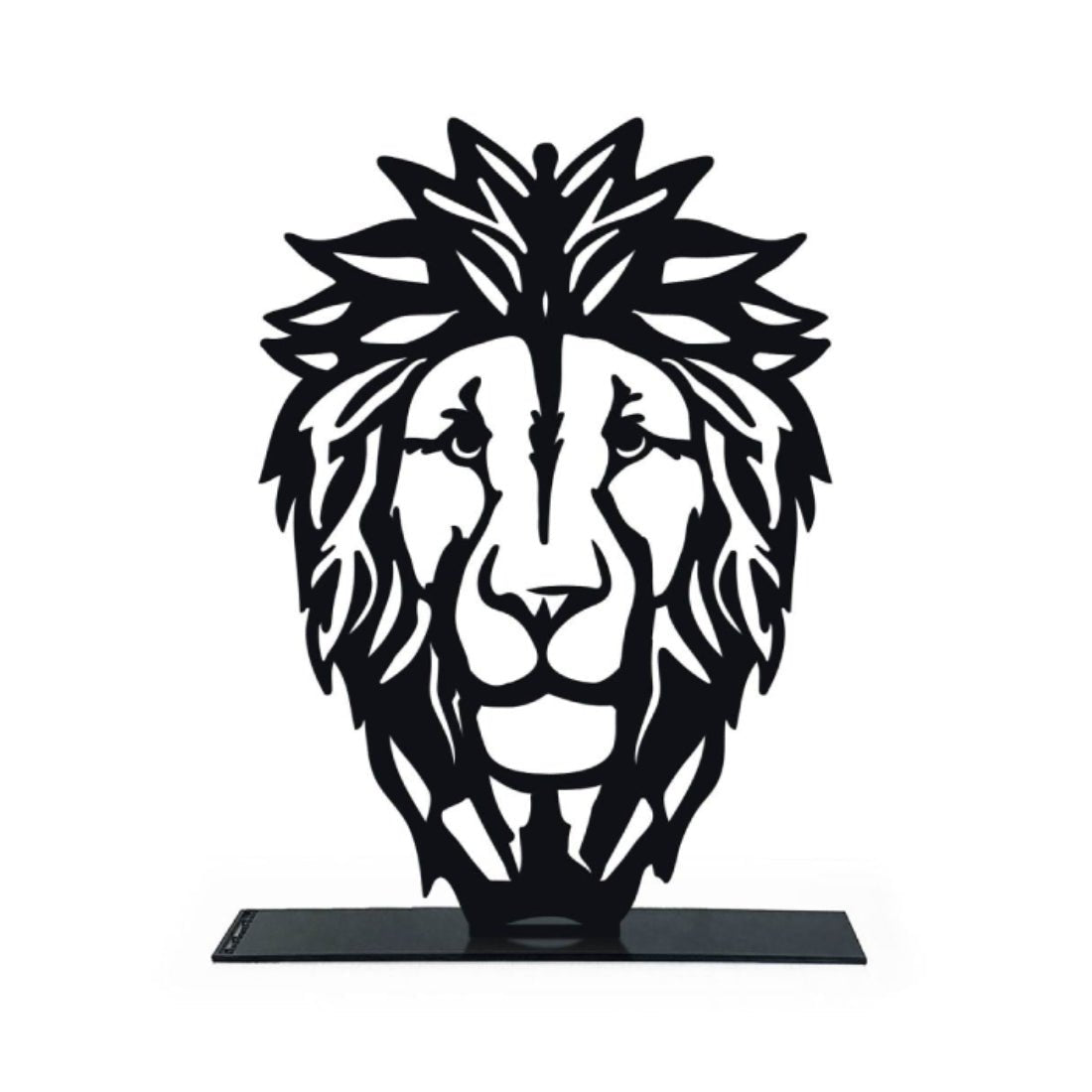 Steelouette Lion Totem Decorative Stand - ديكور - Store 974 | ستور ٩٧٤