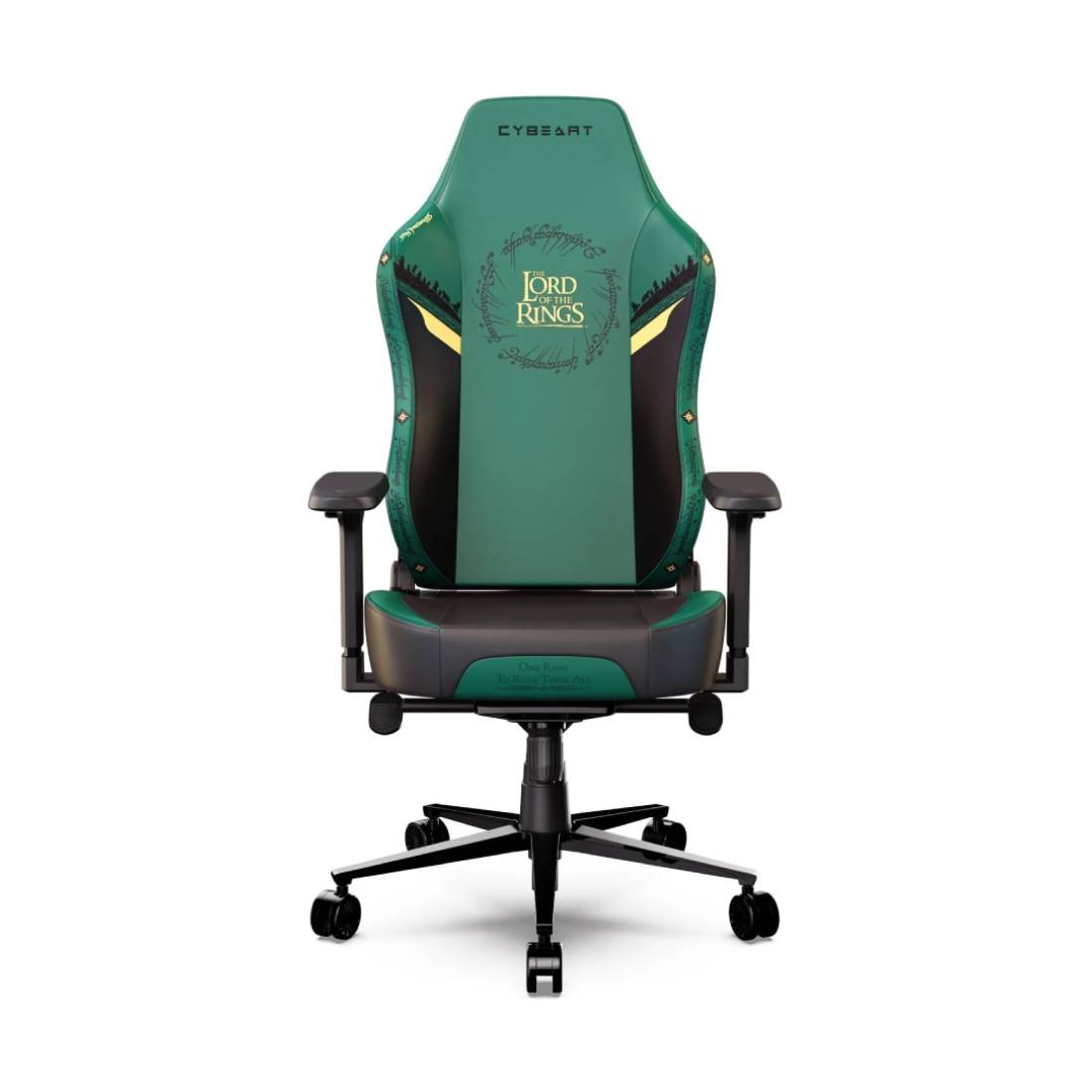 Cybeart Lord Of The Rings Gaming Chair  - Green/Black -  كرسي - Store 974 | ستور ٩٧٤
