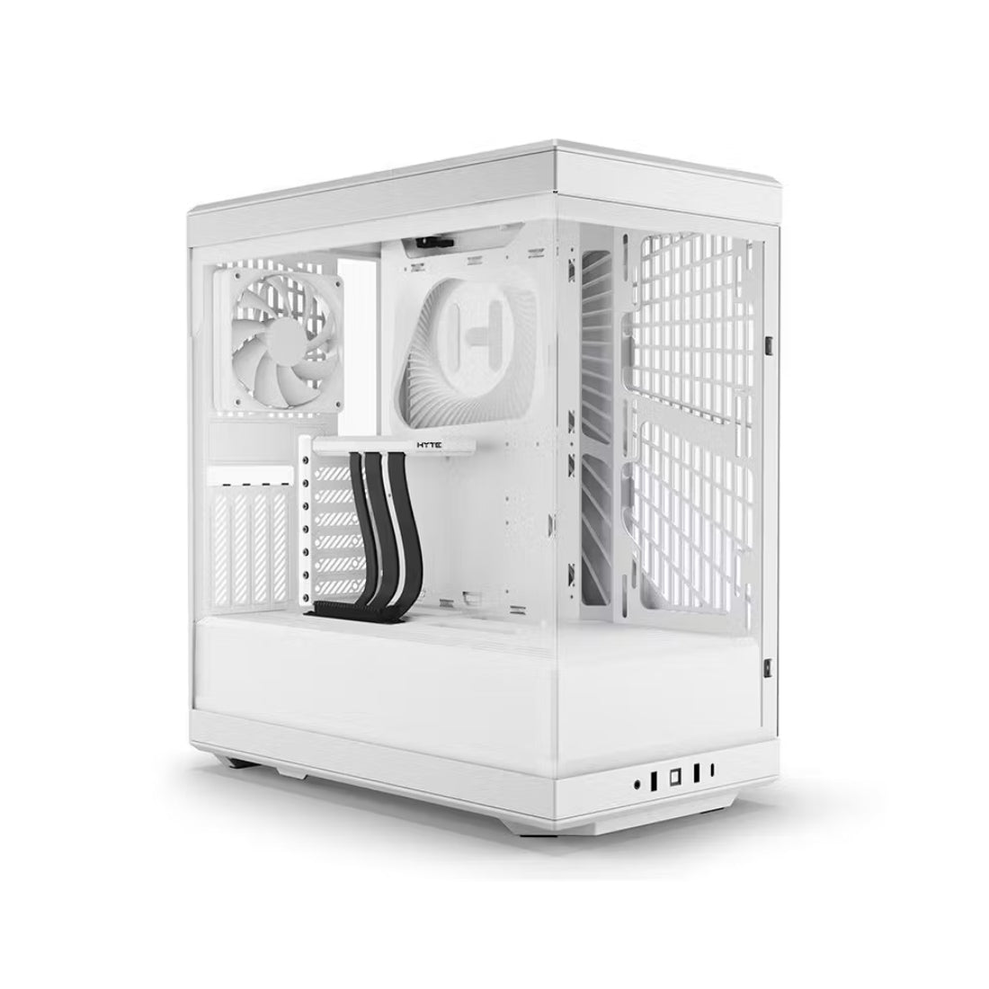 Hyte Y40 Mid - Tower ATX Case - White - صندوق - Store 974 | ستور ٩٧٤