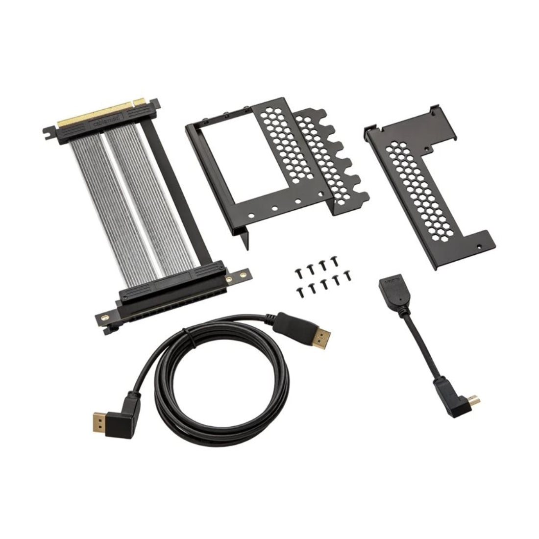 CableMod Vertical PCI-e Bracket Triple Slot Edition with PCI-e 4.0 Riser Cable - Black, 2 x DisplayPort - دعامة - Store 974 | ستور ٩٧٤
