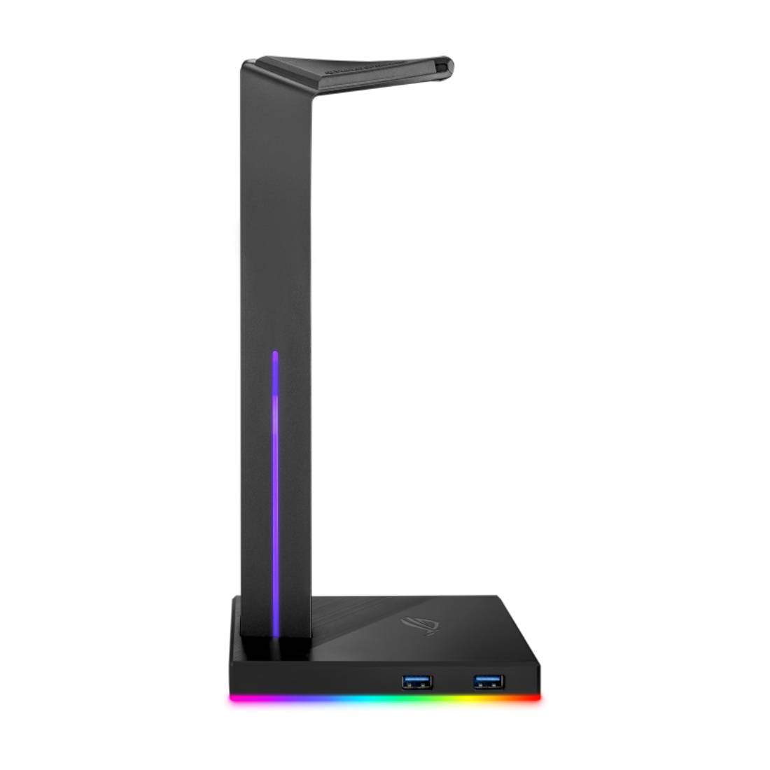 Asus Rog Throne Qi Gaming Headphone Stand With Rgb Lights - Black - حامل السماعة - Store 974 | ستور ٩٧٤