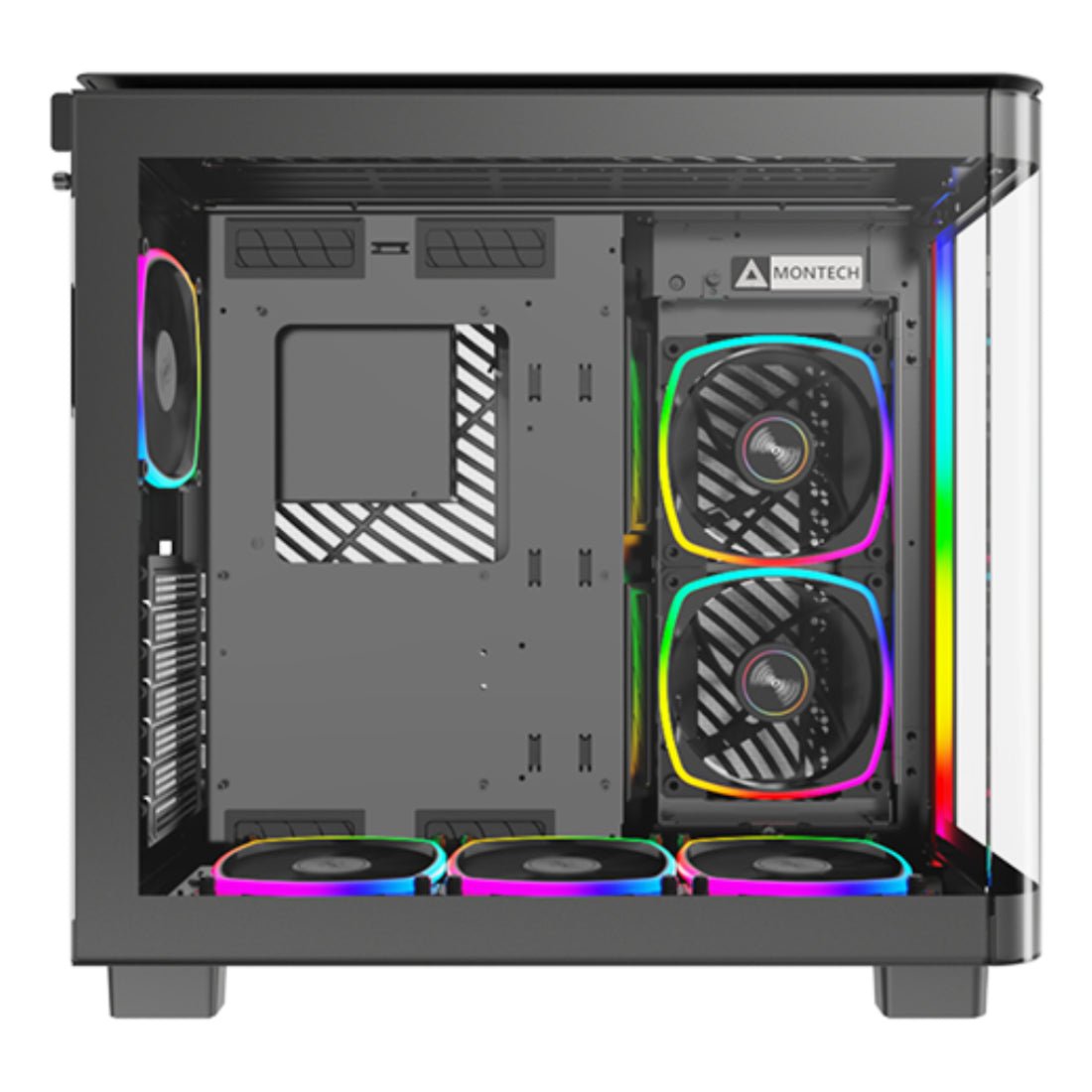Montech King 95 Tempered Glass ATX Mid-Tower Case - Black - صندوق - Store 974 | ستور ٩٧٤