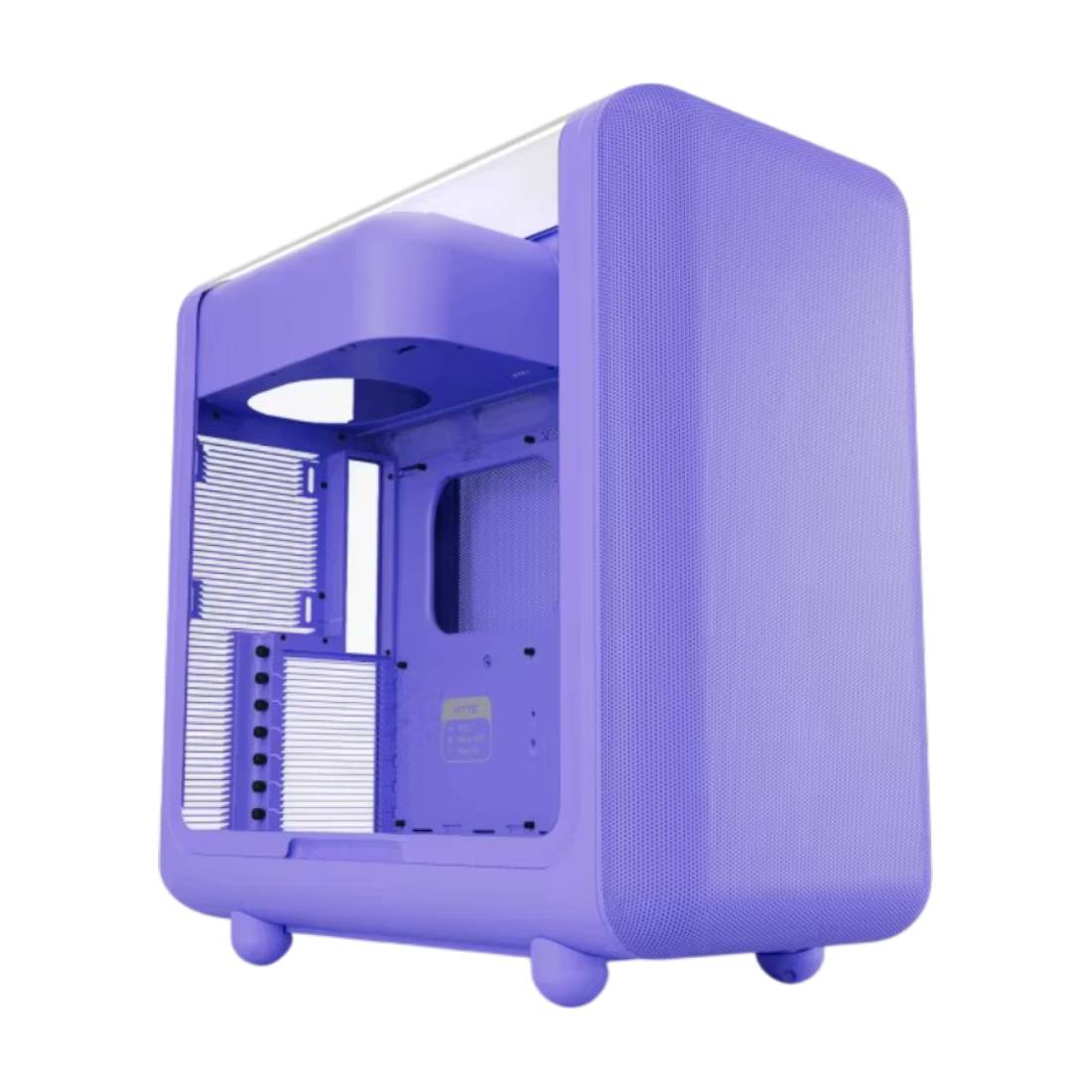 Hyte X50 TG Side ATX Mid-Tower -Taro Milk- صندوق Hyte X50 TG Side ATX Mid-Tower -Taro Milk- صندوق