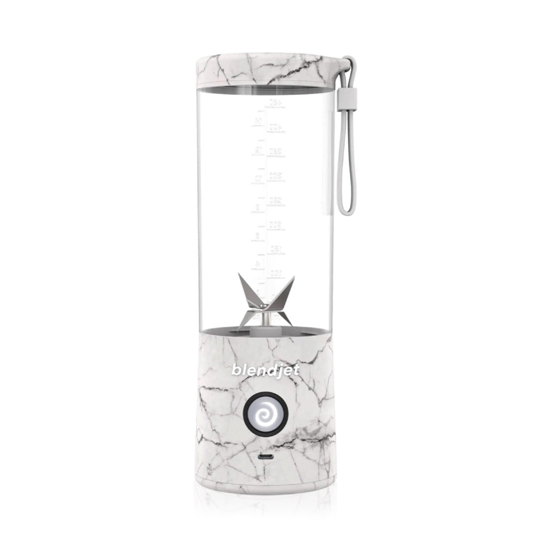 Blendjet 2 Portable Blender - White Marble - خlaط Blendjet 2 Portable Blender - White Marble - خlaط