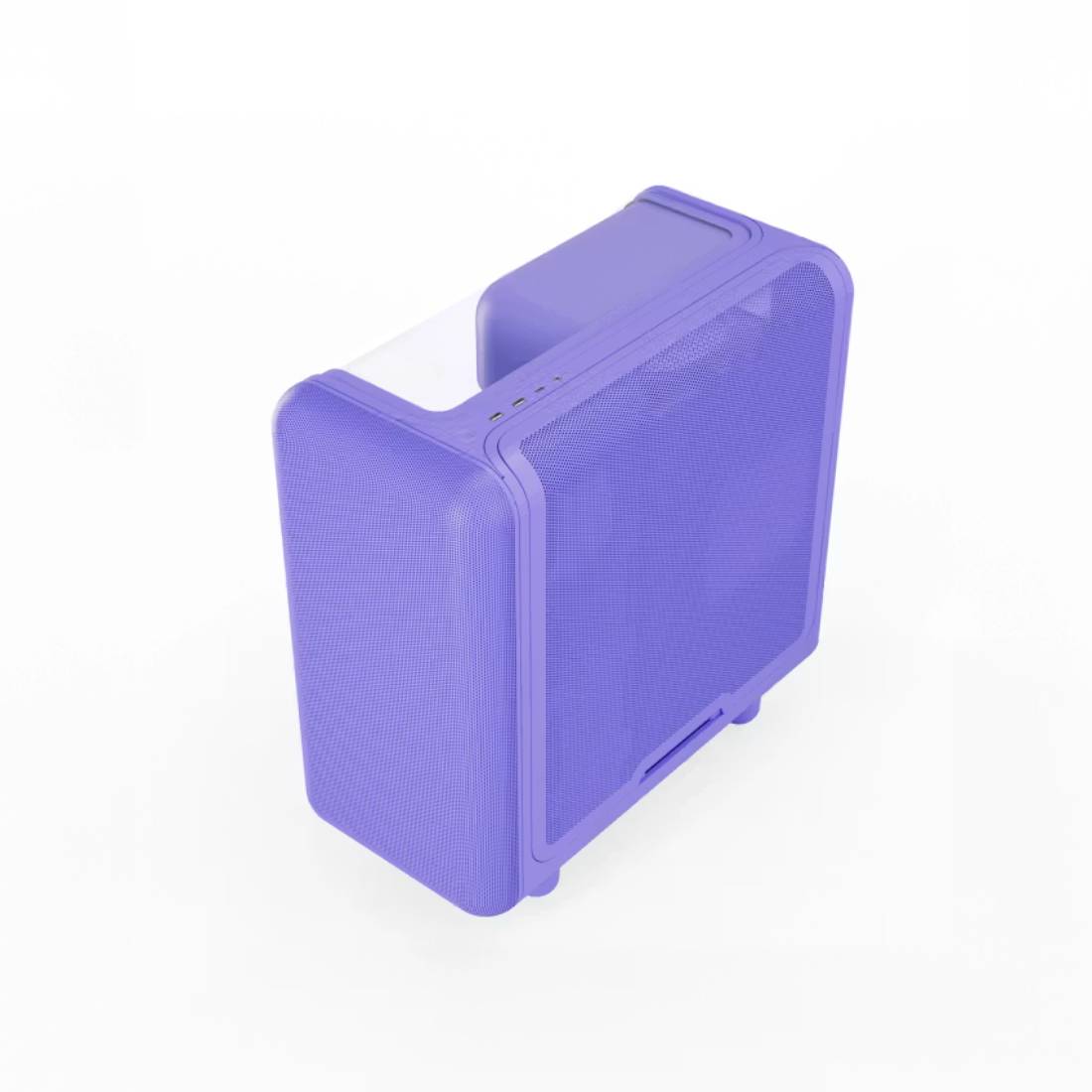 Hyte X50 TG Side ATX Mid-Tower -Taro Milk- صندوق Hyte X50 TG Side ATX Mid-Tower -Taro Milk- صندوق