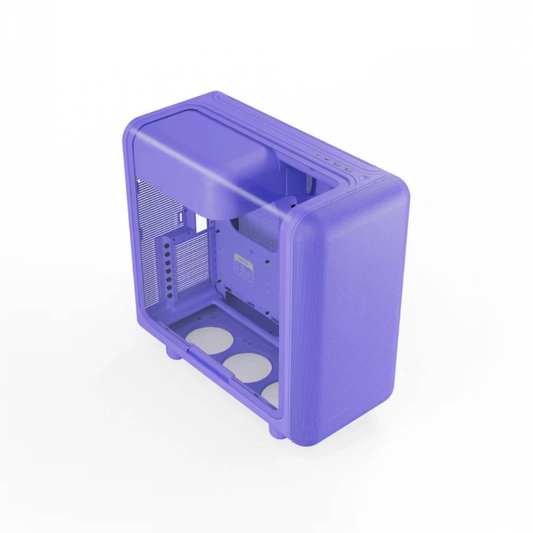 Hyte X50 TG Side ATX Mid-Tower -Taro Milk- صندوق Hyte X50 TG Side ATX Mid-Tower -Taro Milk- صندوق