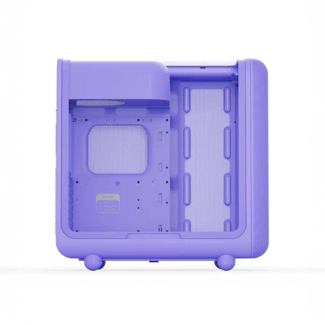 Hyte X50 TG Side ATX Mid-Tower -Taro Milk- صندوق Hyte X50 TG Side ATX Mid-Tower -Taro Milk- صندوق