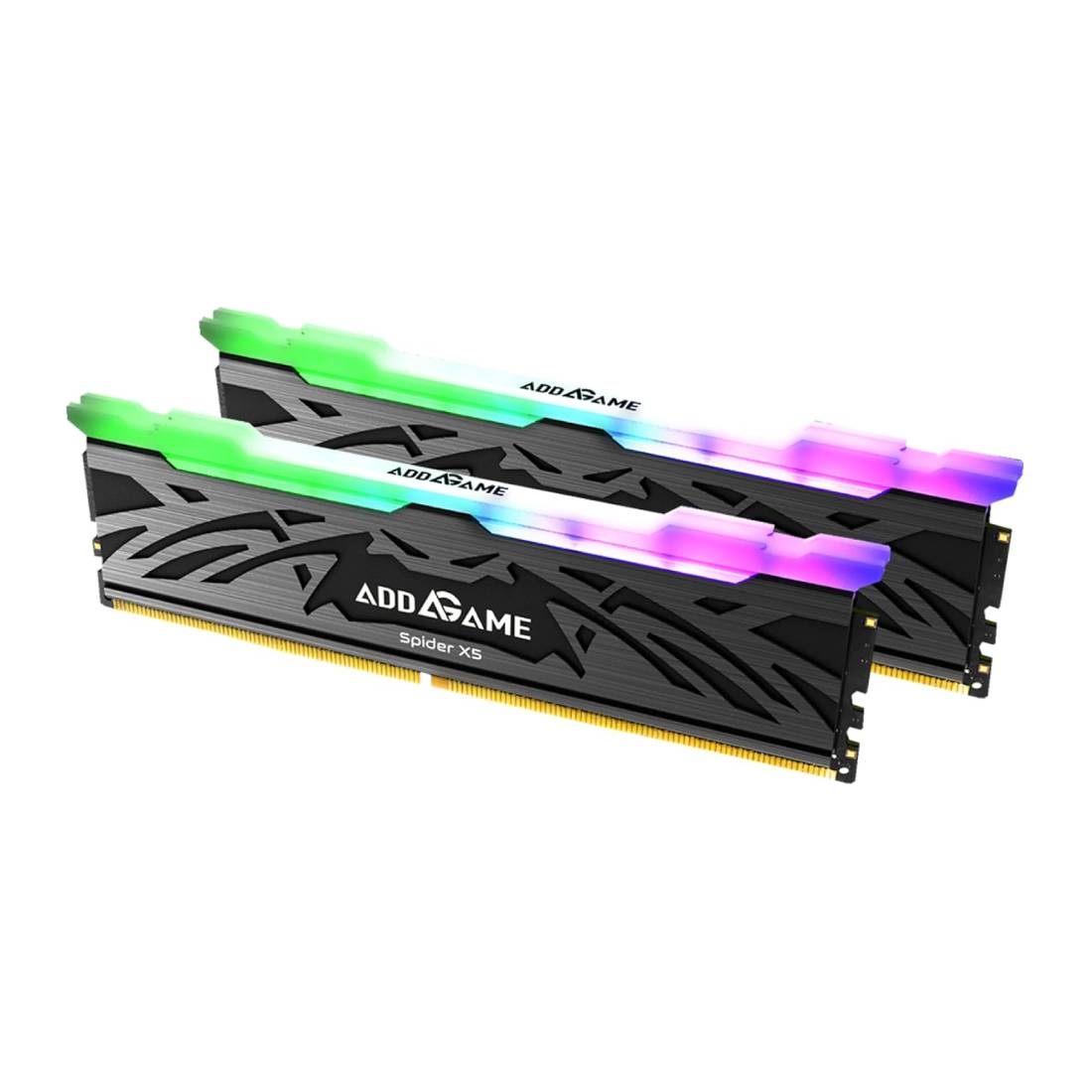 Addlink AddGame Spider X5 RGB 32GB (2x16GB) DDR5 7200MHz RAM - الذاكرة العشوائية - Store 974 Electronics WLL  | ستور٩٧٤ للالكترونيات ذ.م.م