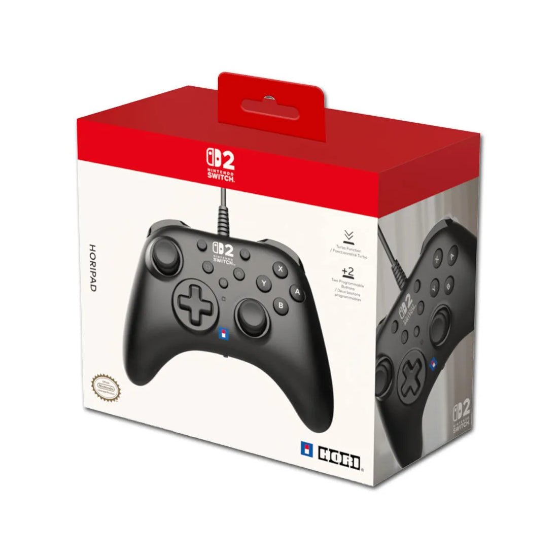 Hori HORIPAD Nintendo Switch 2 Turbo Controller - Black - أداة تحكم Hori HORIPAD Nintendo Switch 2 Turbo Controller - Black - أداة تحكم