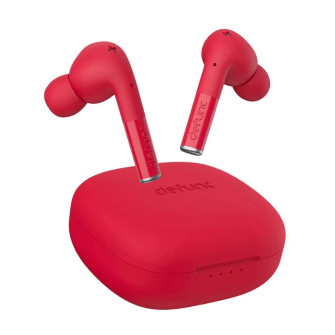 Defunc True Entertainment Wireless Earbuds - Red - سماعات - Store 974 | ستور ٩٧٤