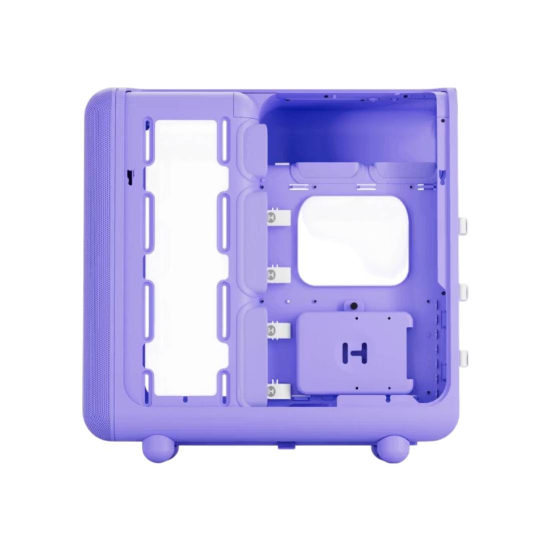 Hyte X50 TG Side ATX Mid-Tower -Taro Milk- صندوق Hyte X50 TG Side ATX Mid-Tower -Taro Milk- صندوق