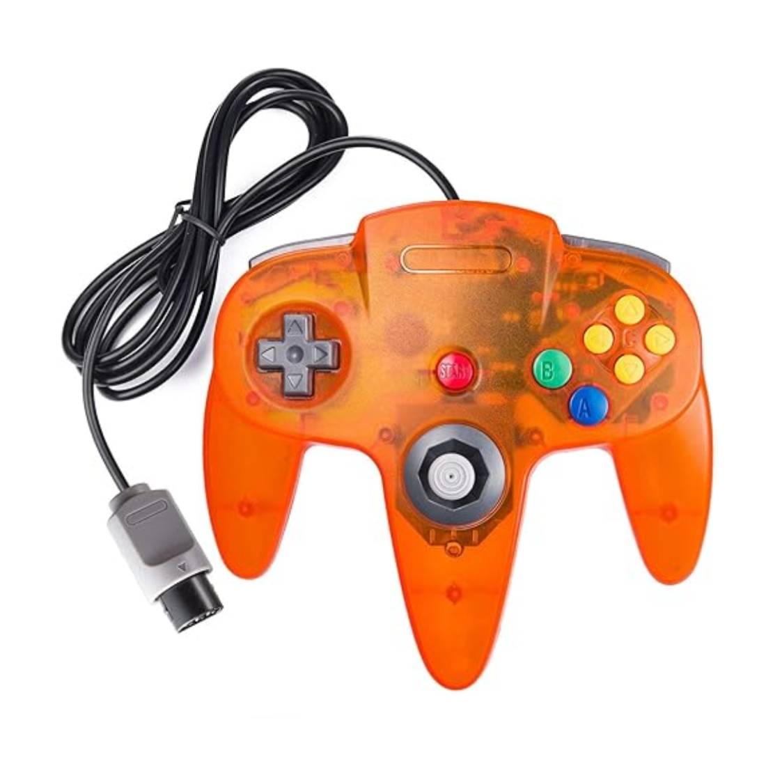 Classic Controller N64 - Orange Color - ريترو - Store 974 | ستور ٩٧٤