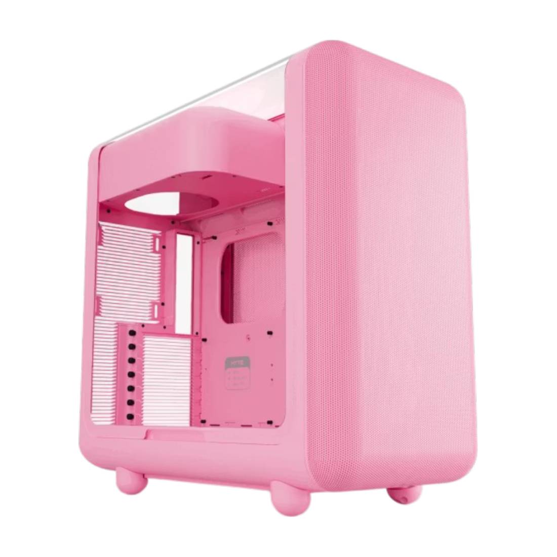 Hyte X50 TG Side ATX Mid-Tower -Strawberry Milk- صندوق
