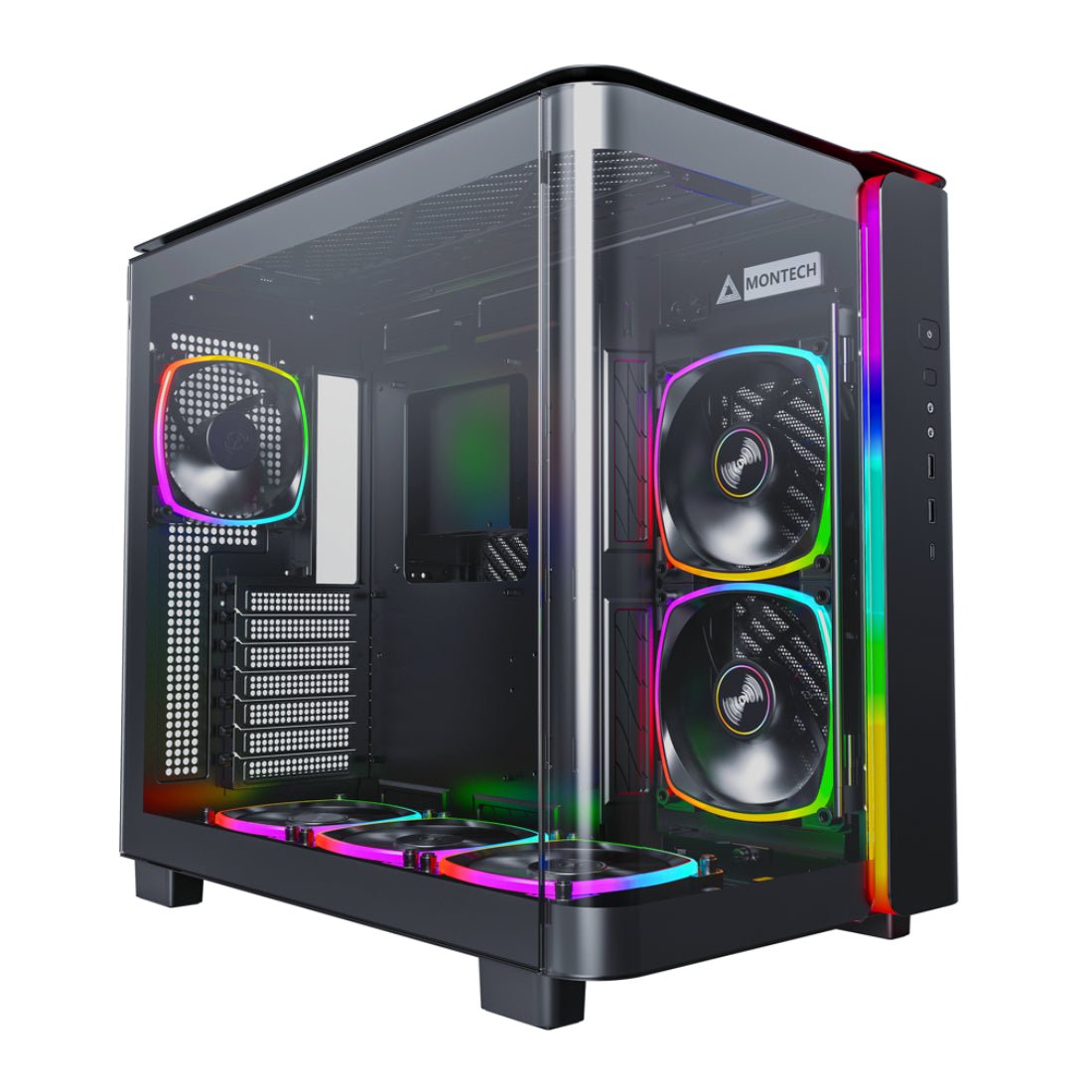 Montech King 95 Tempered Glass ATX Mid-Tower Case - Black - صندوق - Store 974 | ستور ٩٧٤