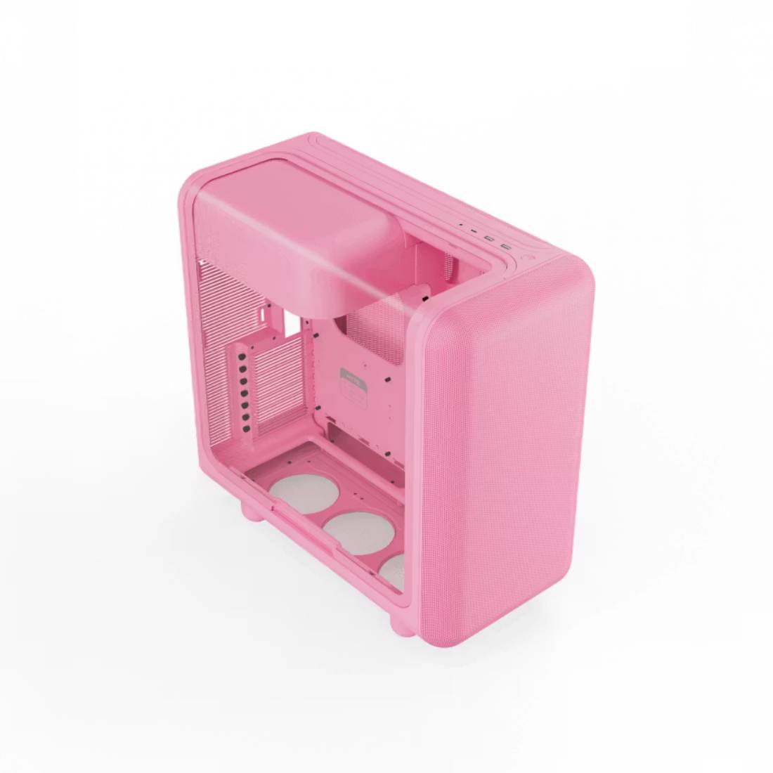 Hyte X50 TG Side ATX Mid-Tower -Strawberry Milk- صندوق Hyte X50 TG Side ATX Mid-Tower -Strawberry Milk- صندوق