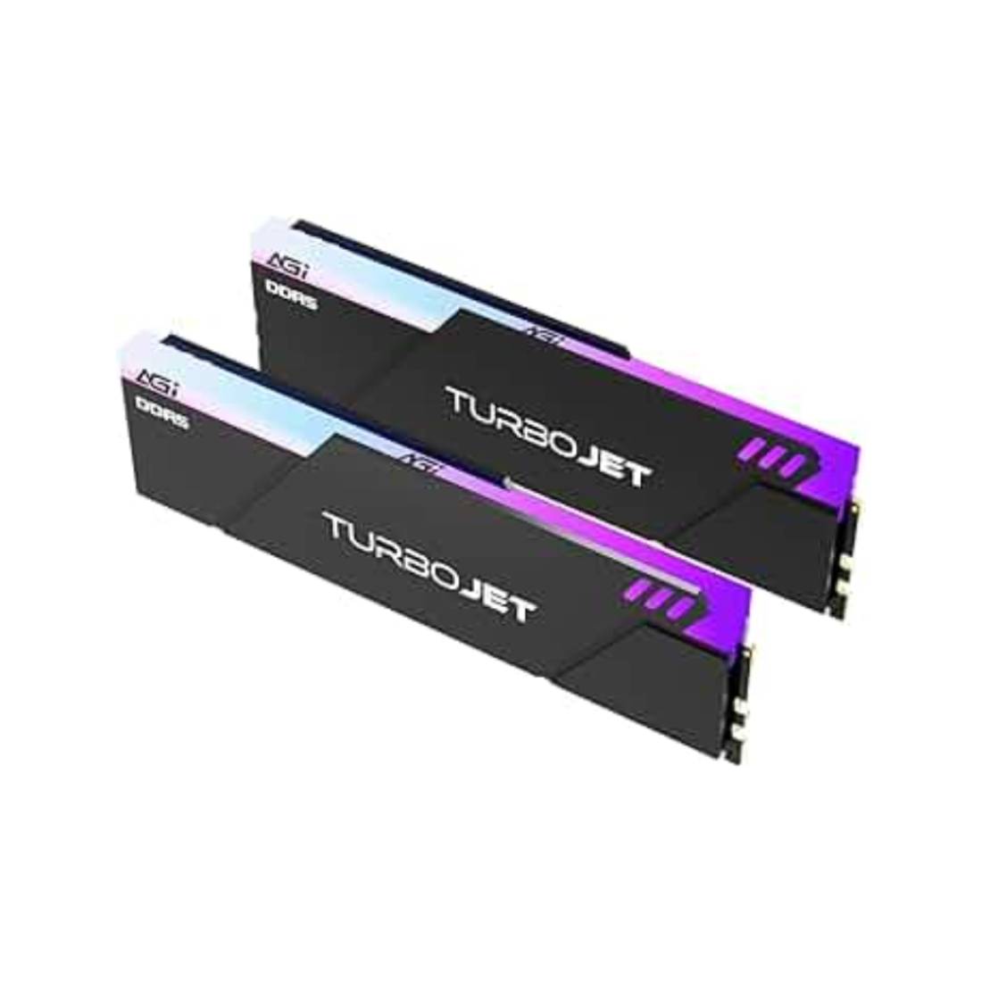 AGI Turbojet RGB 32GB (2x16GB) DDR5 7600MHz Ram - Black - الذاكرة العشوائية - Store974 Electronics WLL | ستور٩٧٤ للالكترونيات ذ.م.م