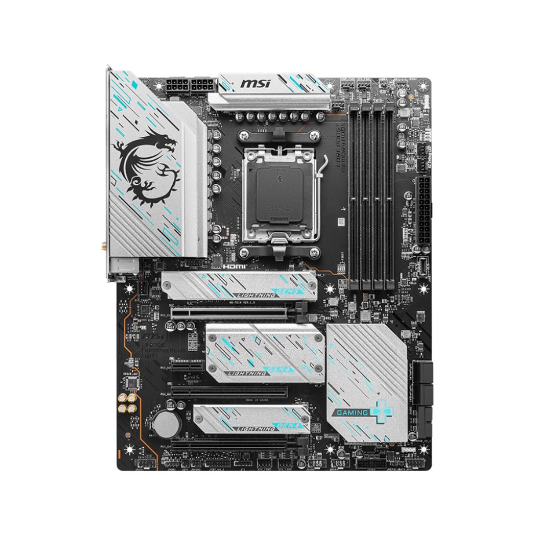 MSI X670E Gaming Plus WIFI DDR5 AM5 AMD ATX Gaming Motherboard - اللوحة الأم - Store 974 | ستور ٩٧٤