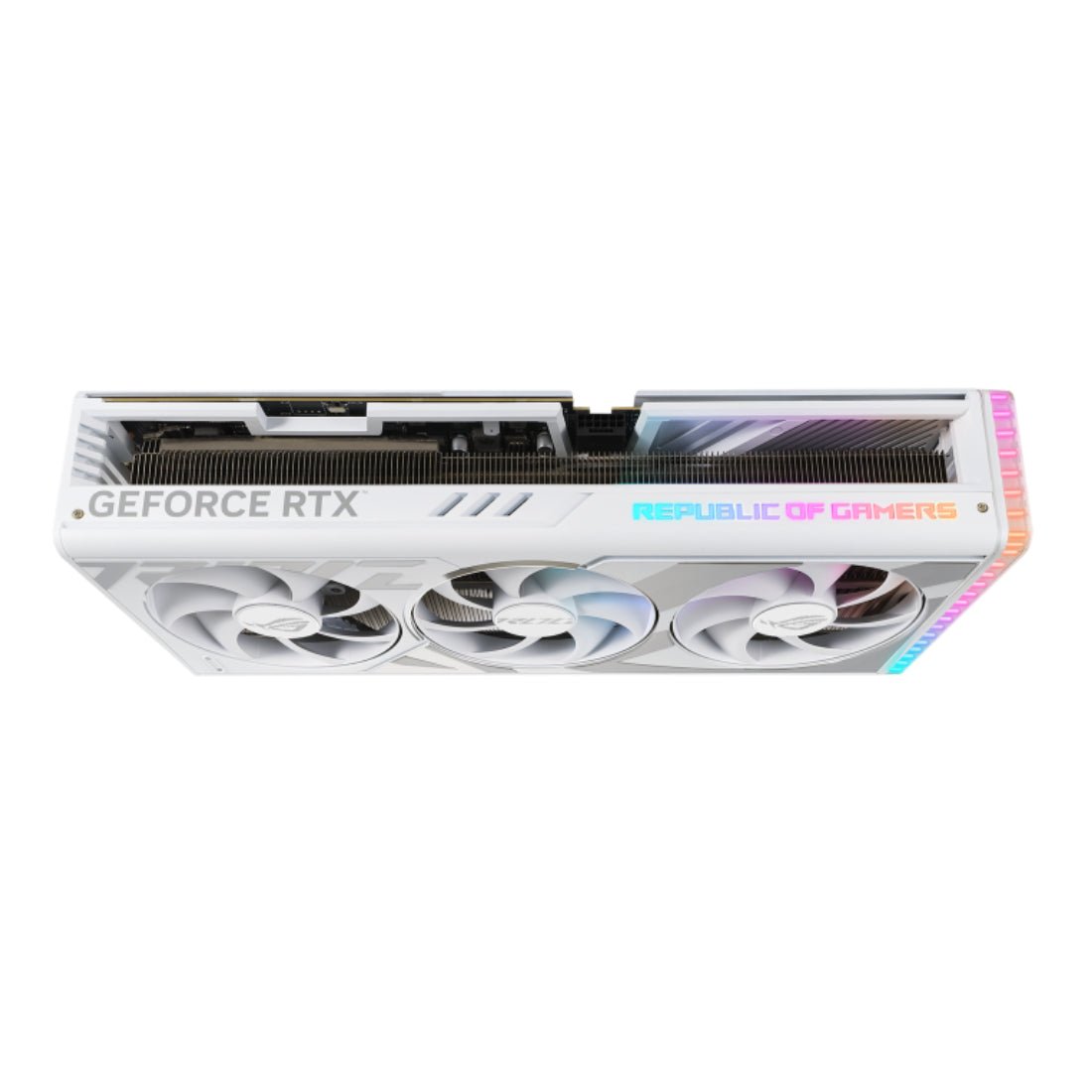 Asus ROG Strix GeForce RTX 4080 Super 16GB GDDR6X Gaming Graphics Card - White Edition - كرت شاشة - Store 974 | ستور ٩٧٤