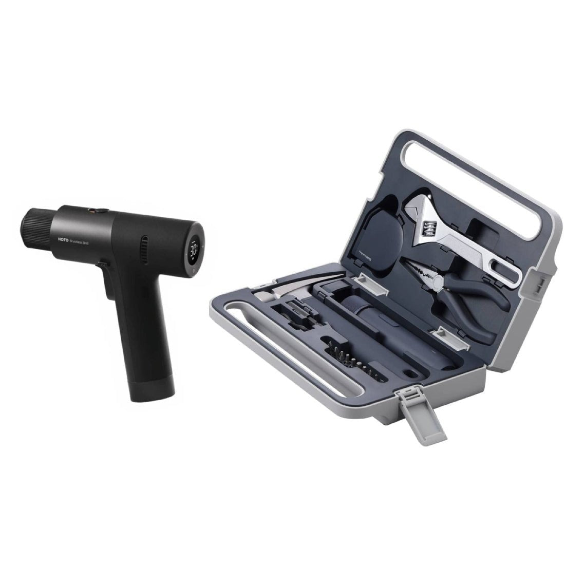 Hoto 12V Brushless Drill Tool Set - مجموعة أدوات Hoto 12V Brushless Drill Tool Set - مجموعة أدوات