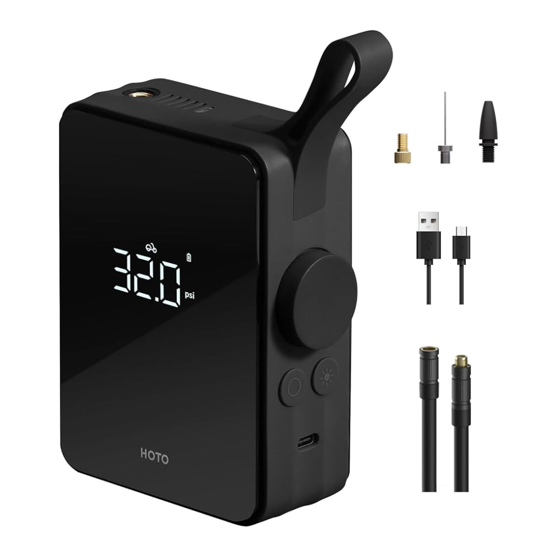 Hoto Electric Air Pump, Tire Inflator, Air Compressor - ضاغط هواء Hoto Electric Air Pump, Tire Inflator, Air Compressor - ضاغط هواء