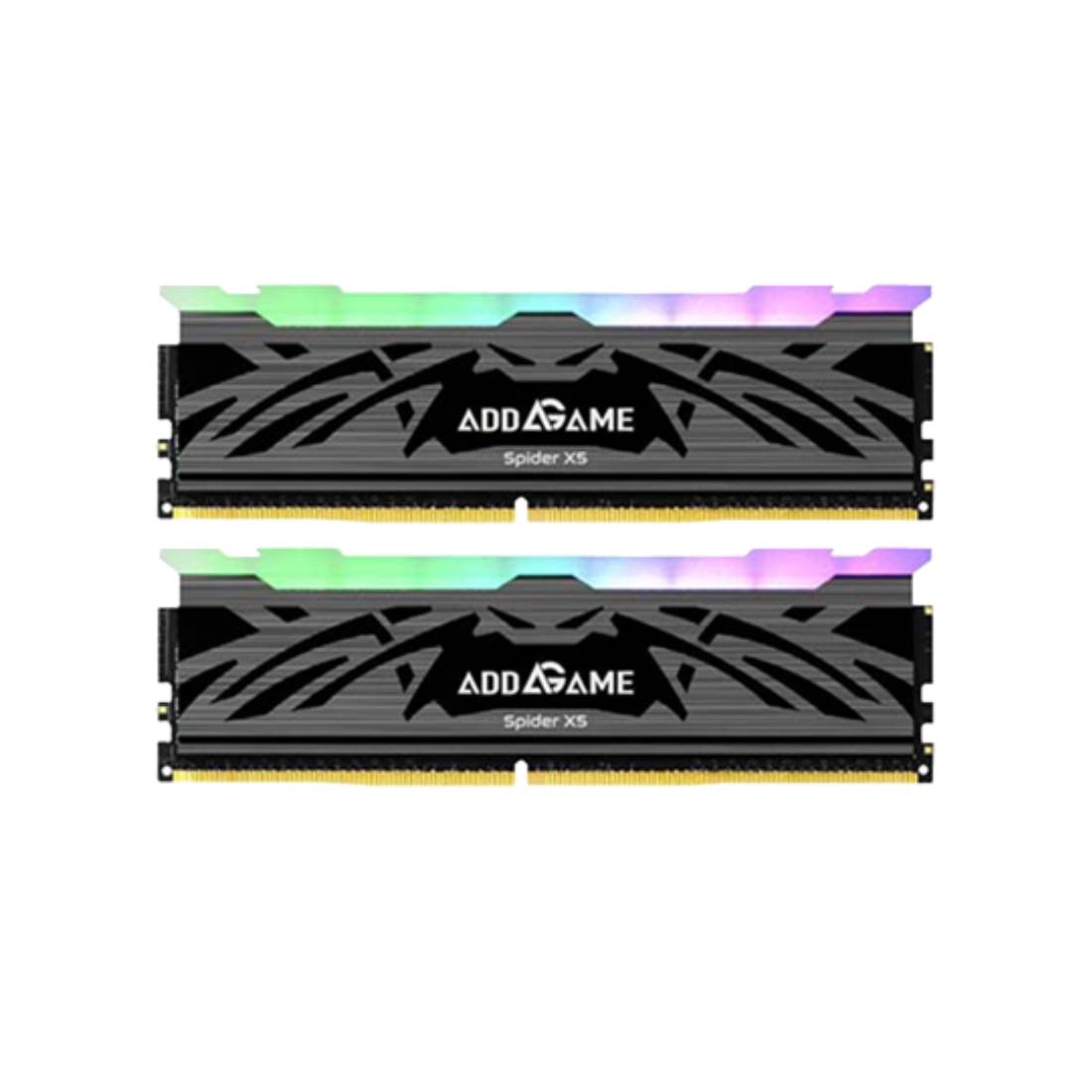 Addlink AddGame Spider X5 RGB 32GB (2x16GB) DDR5 7200MHz RAM - الذاكرة العشوائية - Store 974 Electronics WLL  | ستور٩٧٤ للالكترونيات ذ.م.م