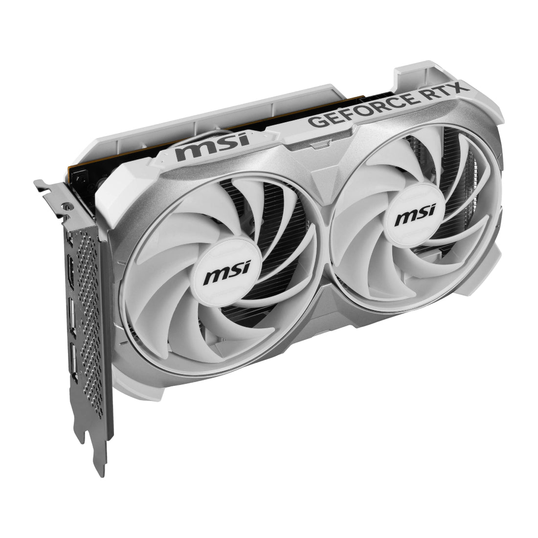 MSI GeForce RTX 4060 VENTUS 2X OC 8G GDDR6 Graphics Card - White Edition - كرت شاشة - Store 974 | ستور ٩٧٤
