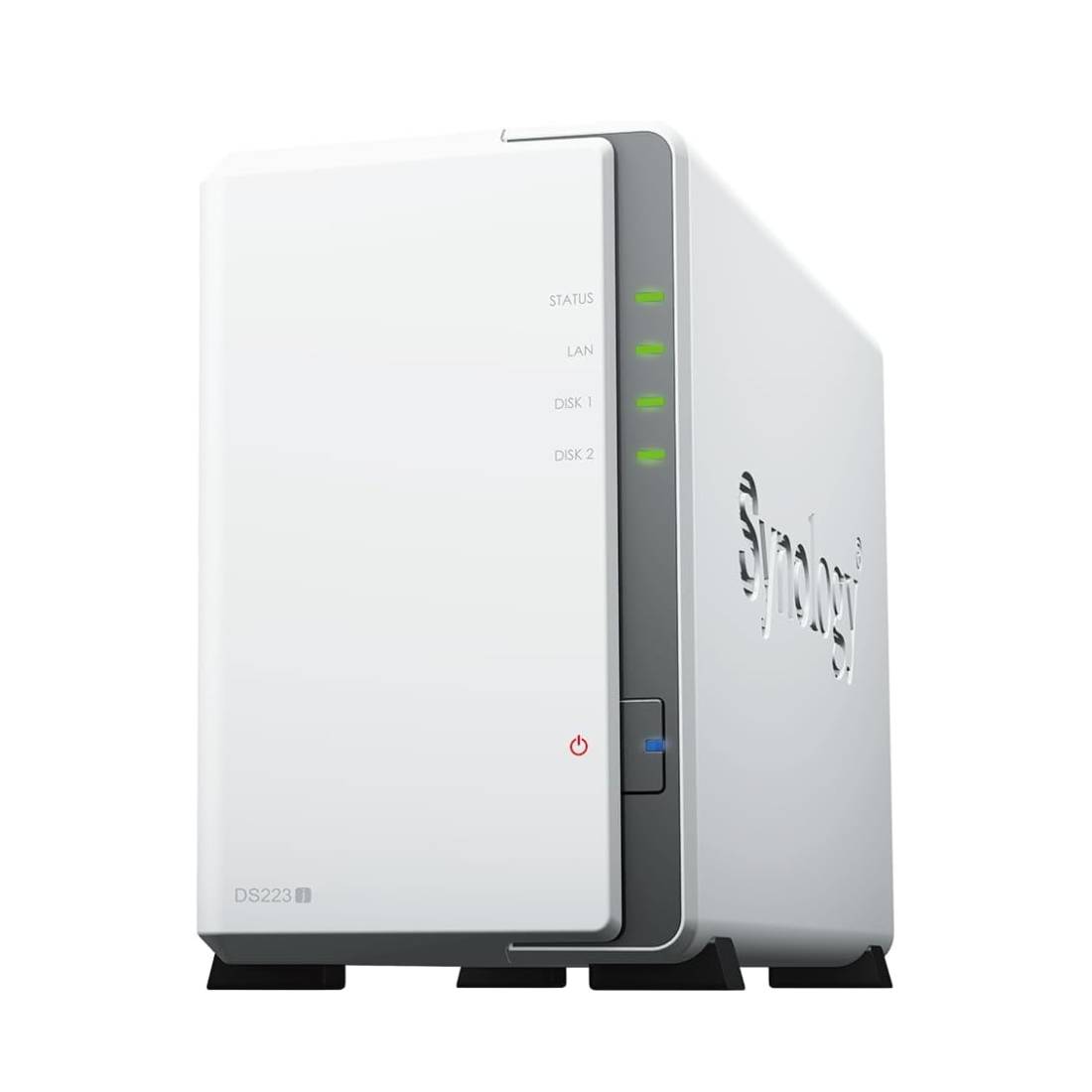 Synology DS223J DiskStation System Network Storage - White - مساحة تخزين - Store 974 | ستور ٩٧٤