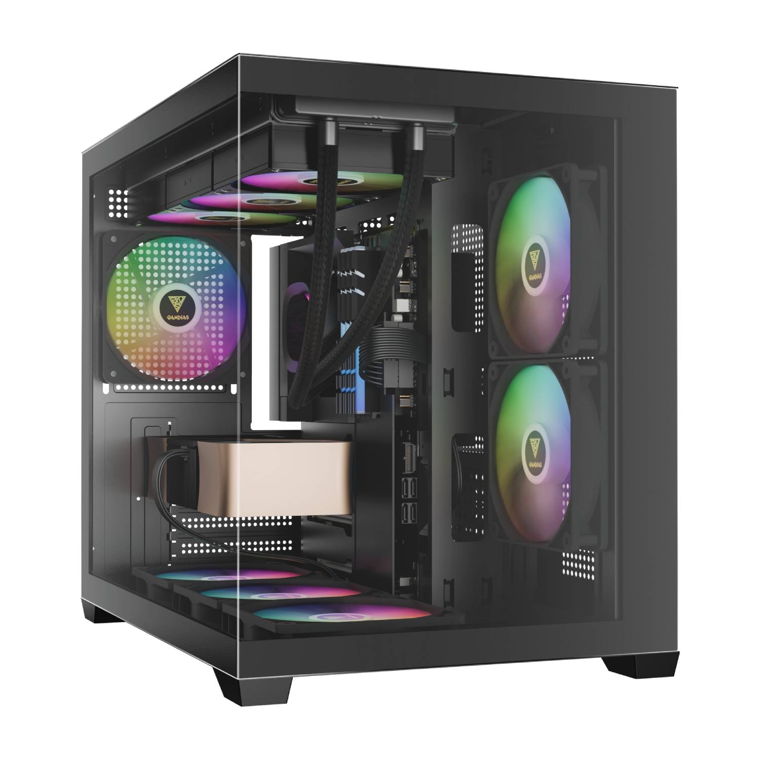 Gamdias Athena M3 Case - Black - صnadoق Gamdias Athena M3 Case - Black - صnadoق