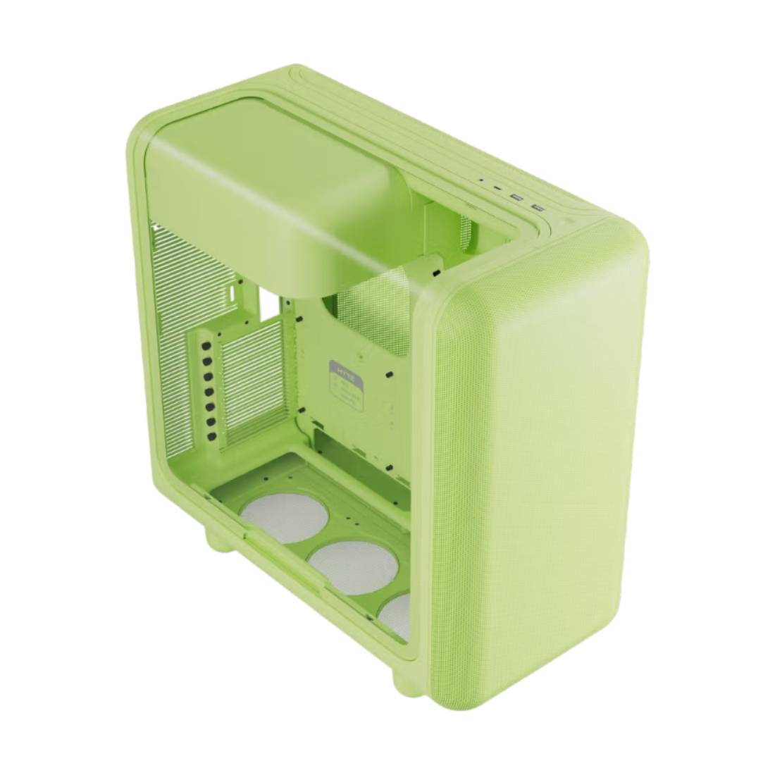 Hyte X50 TG Side ATX Mid-Tower -Matcha Milk- صندوق