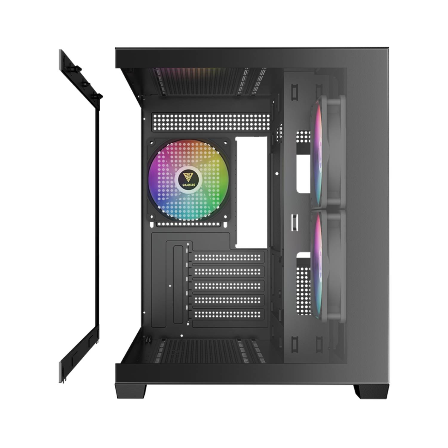 Gamdias Athena M3 Case - Black - صnadoق