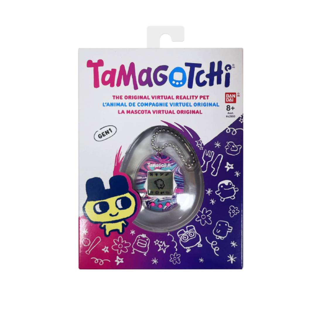 Bandai Original Tamagotchi Marble Style Virtual Pet - لعبة - Store 974 | ستور ٩٧٤